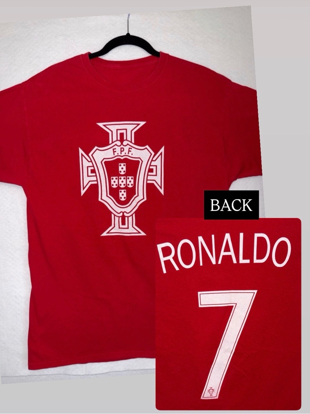 Men's  F.P.F. Crest Graphic Tee Portugal Soccer